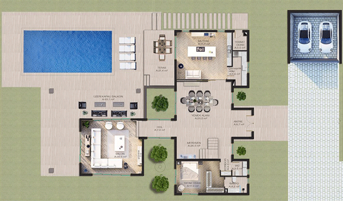 Villa Floor Plan A